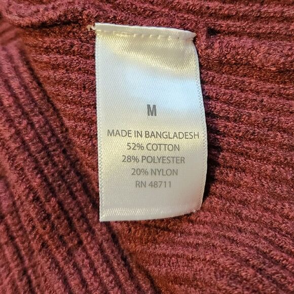 Ophelia Roe Mock Turtleneck Asymmetrical Hem Sweater - Picture 2 of 4